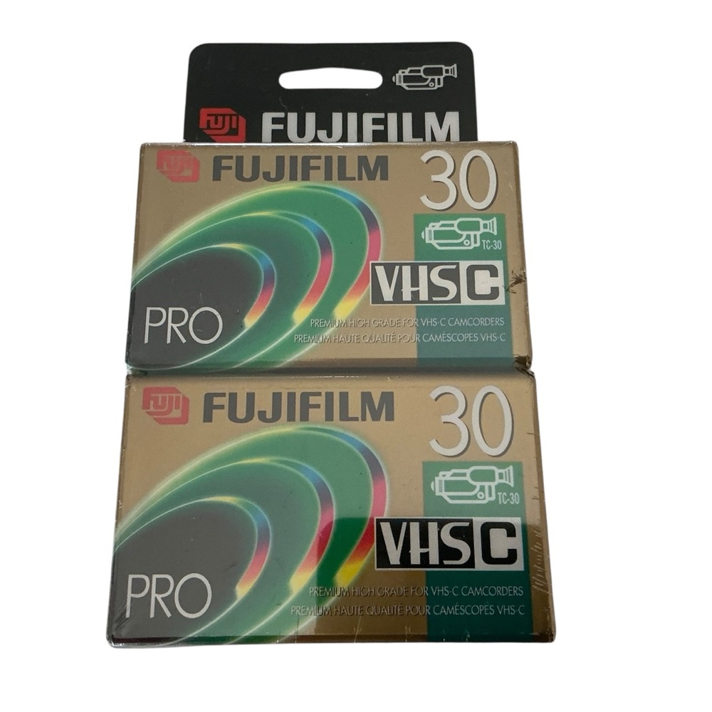 Fujifilm PRo VHSC premium high grade for comcorders TC-30 pack of two